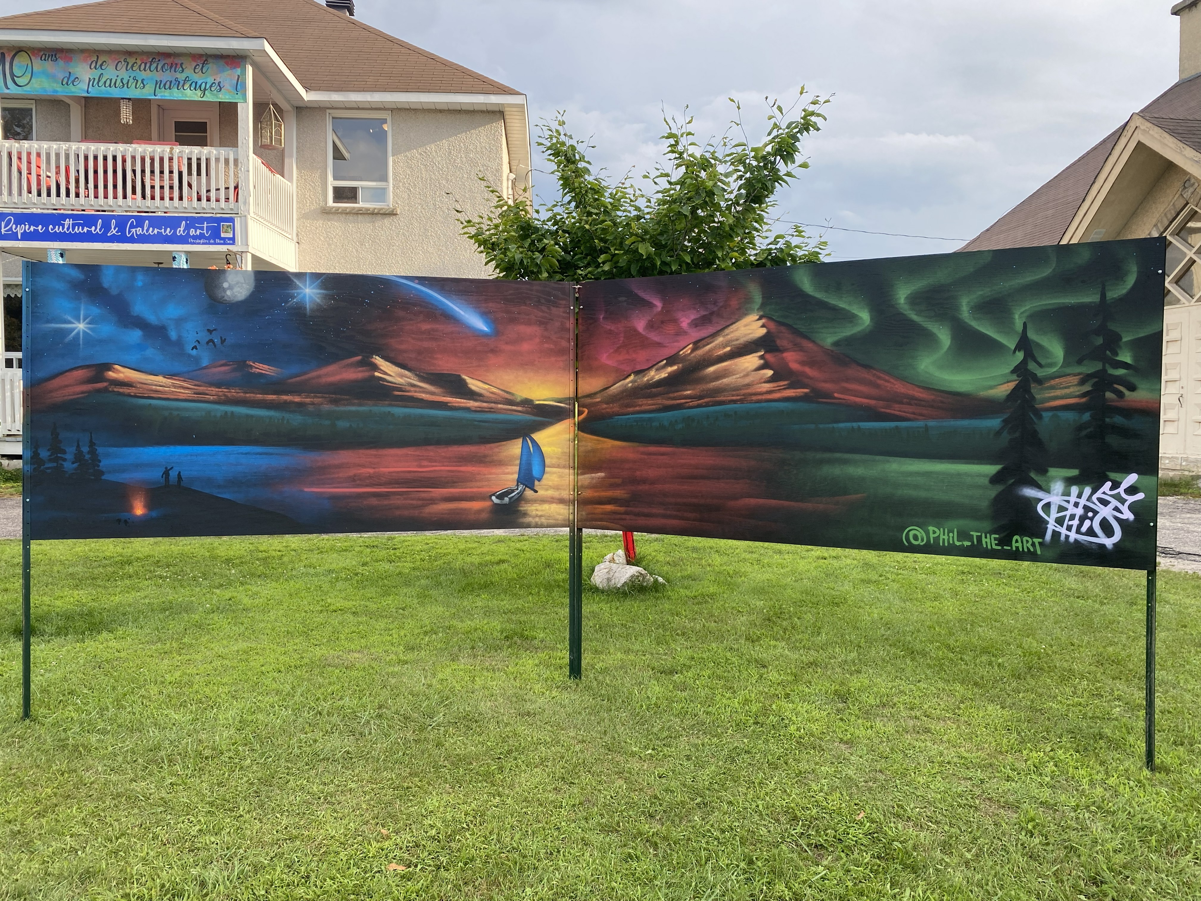 Toile personnalisée événement Outaouais