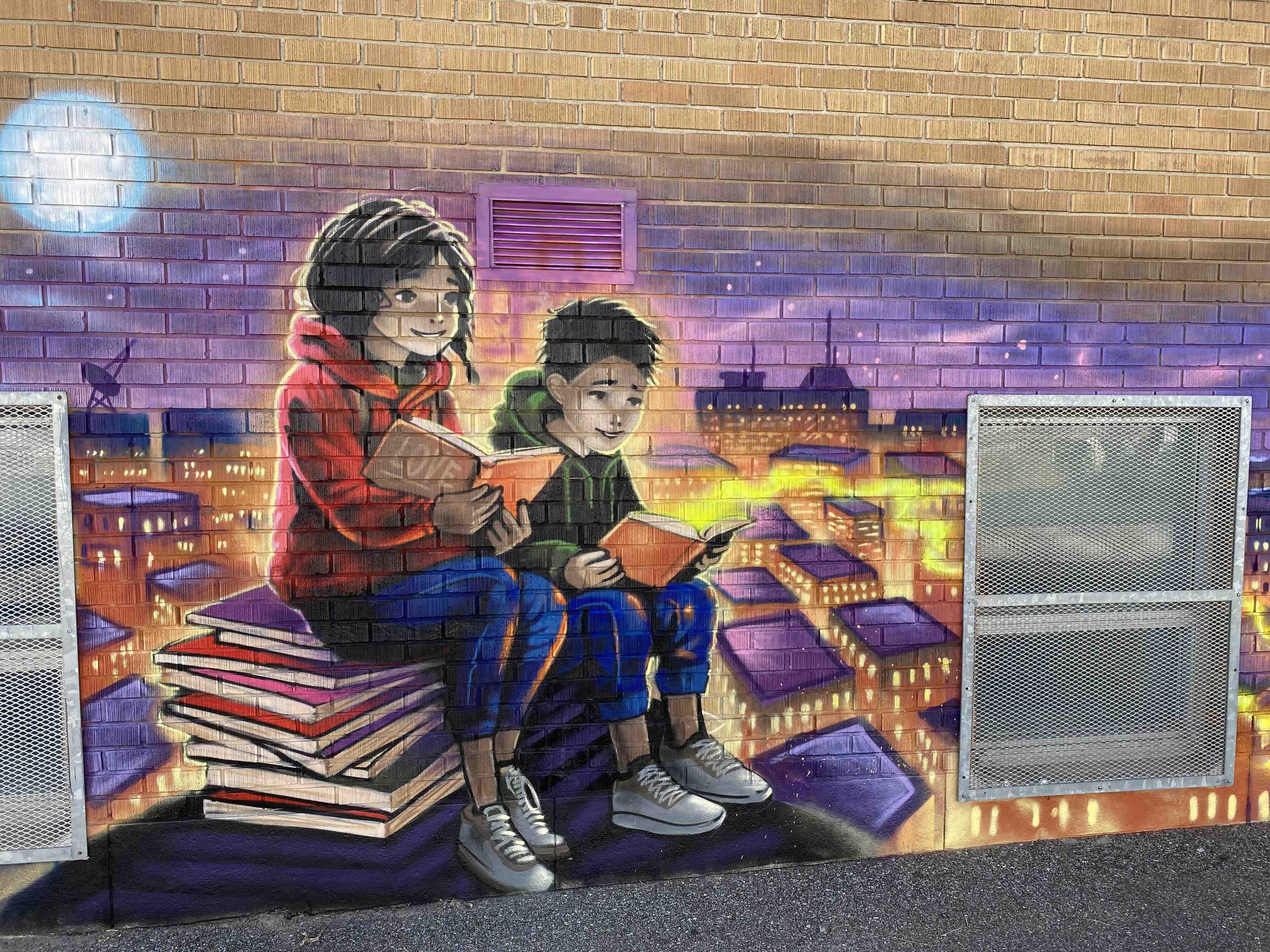 Murale extérieure école Gatineau