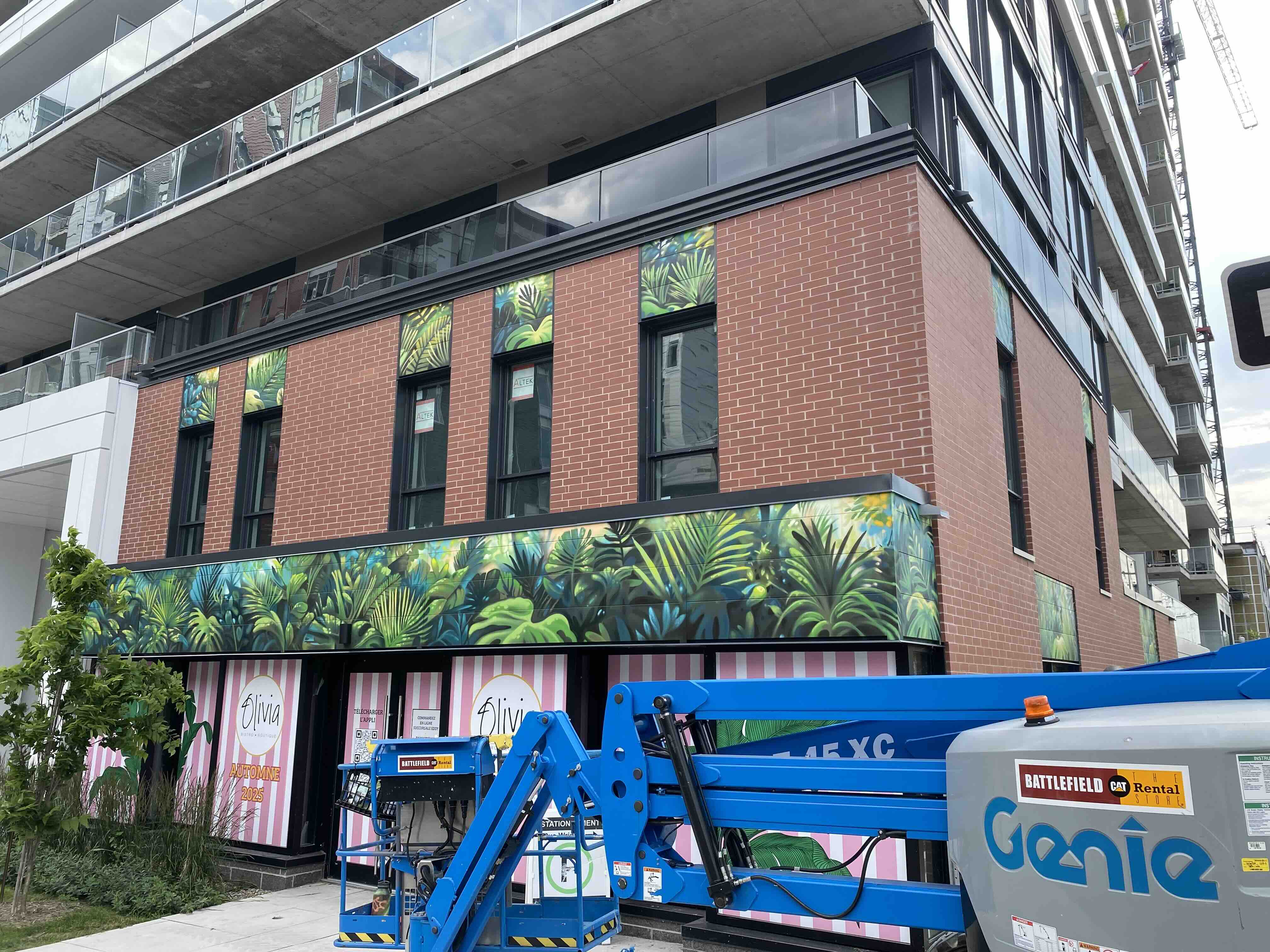 Murale partielle commerciale Gatineau