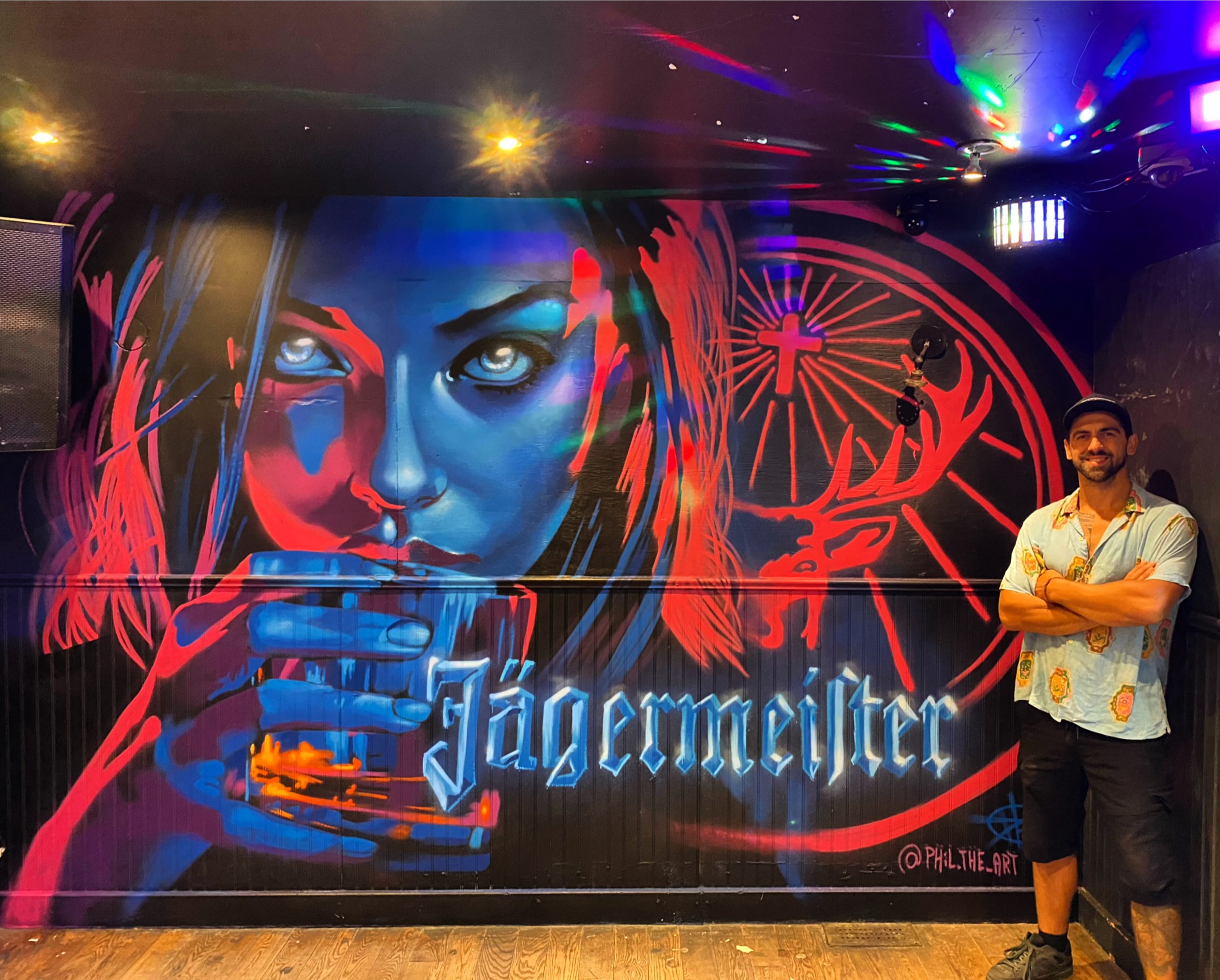 Murale commerciale dans un bar Gatineau