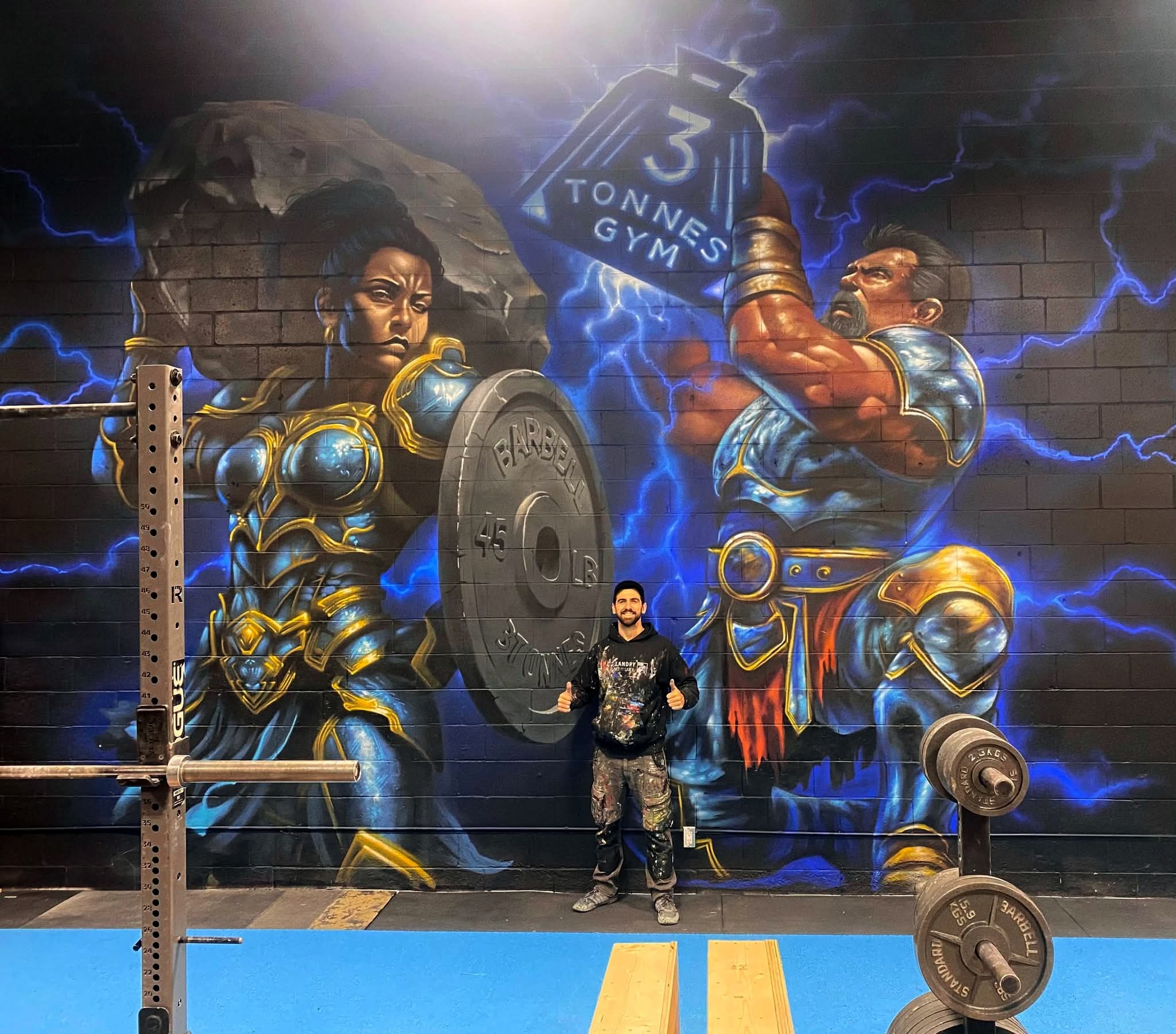 Décoration murale gym fitness guerriers fantasy musculation Gatineau