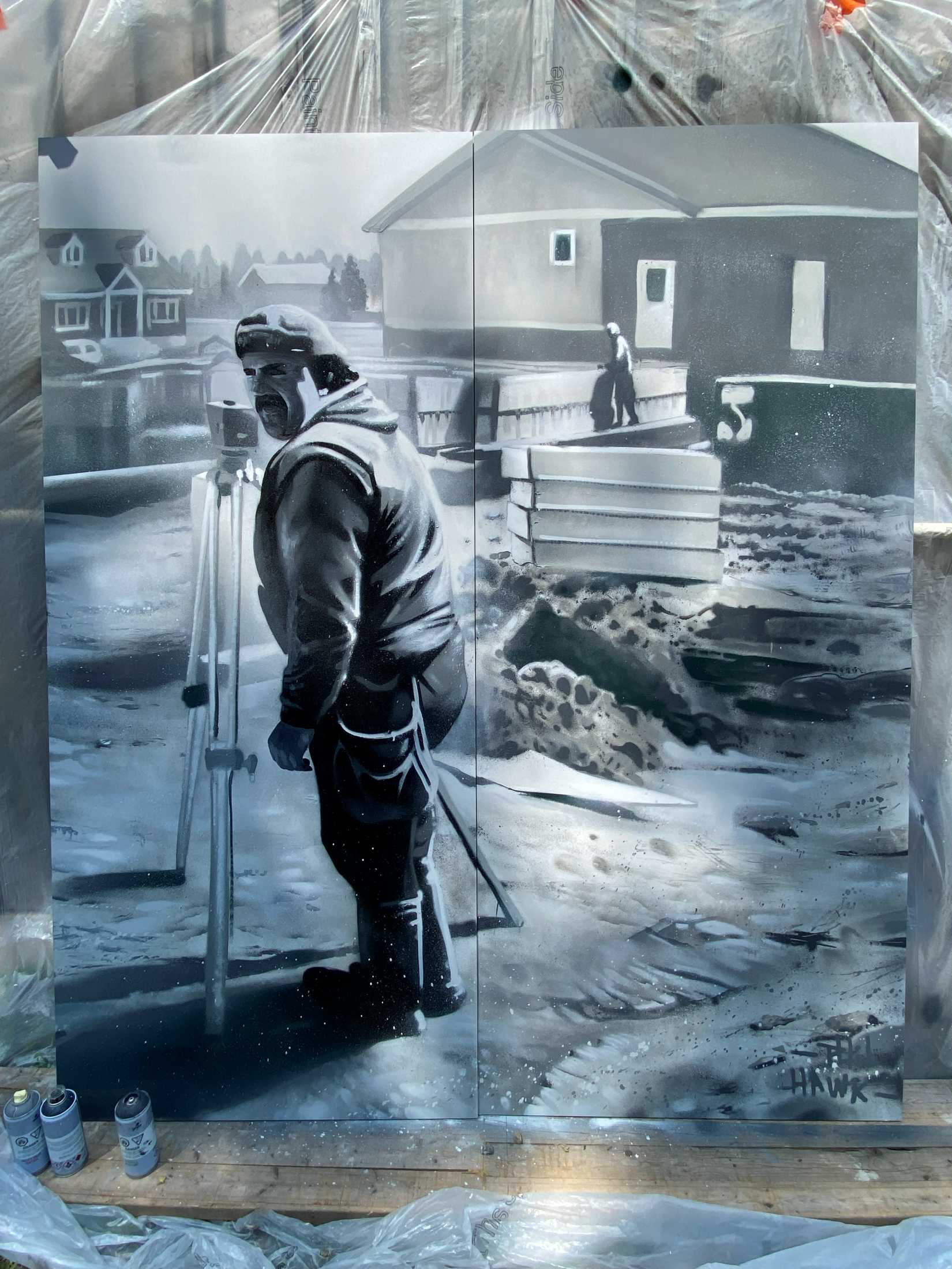 Toile abstraite Ottawa